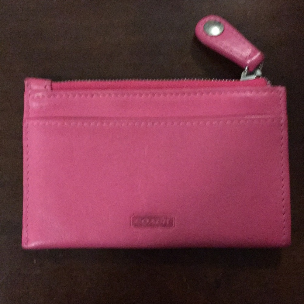 Coach coin/card holder